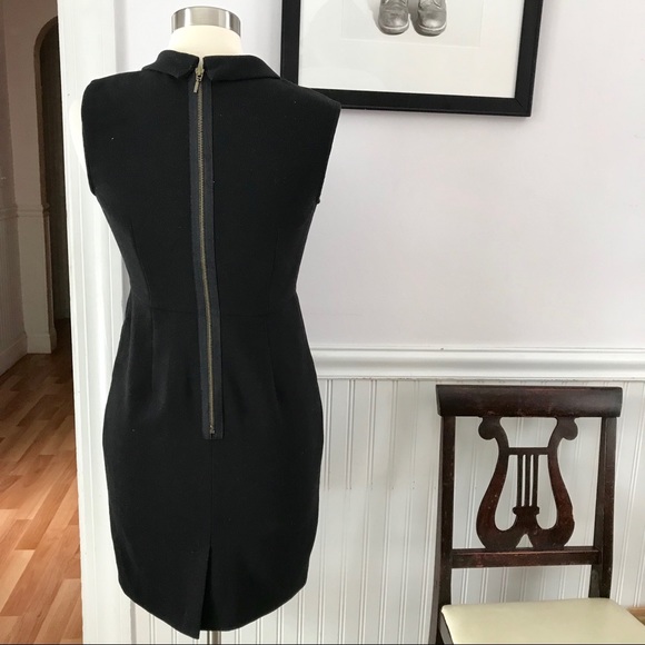 LOFT Petites Black Sheath Career Dress Pockets Y11 - Picture 4 of 8